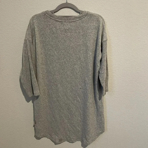 Harry Potter Sleepwear Graphic Gray Oversize 3/4 Sleeve Tunic Top Womens Medium - Picture 3 of 7